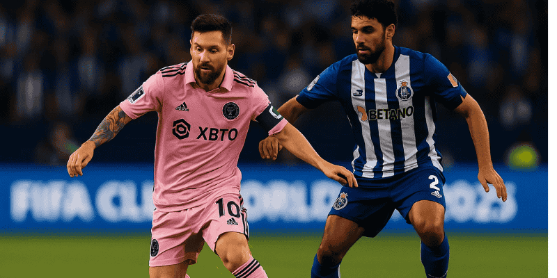  Messi thi đấu trong trận Inter Miami vs Porto tại FIFA Club World Cup 2025